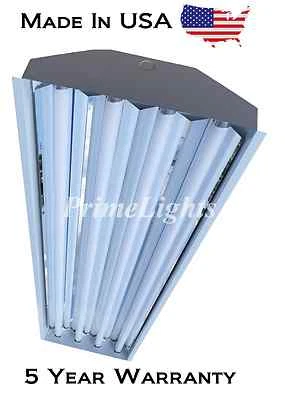 PRIMELIGHTS 4Lamp T5 HO High bay 225W Fluorescent Light Fixture NEW(10 Pack W/ Bulbs)