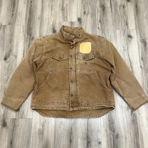 Carhartt Berwick Jacke Herren 2XL XXL Vlies gefüttert Sandstein Ente braun 101230 - Bild 1 von 9