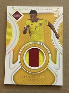 2022 NATIONAL TREASURES RC AUFNÄHER 07/10 TRIKOT NUMMER 1/1 LUIS SINISTERRA JF - Bild 1 von 2