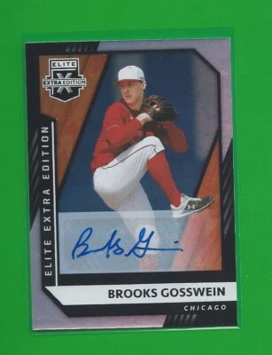 Brooks Gosswein 2021 Panini Elite Extra Edition Auto , Chicago White Sox - Image 1 of 2