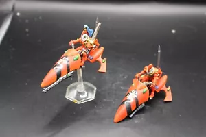 Warhammer 40k Aeldari Eldar Jetbike x2 Saim-Hann - Foto 1 di 5