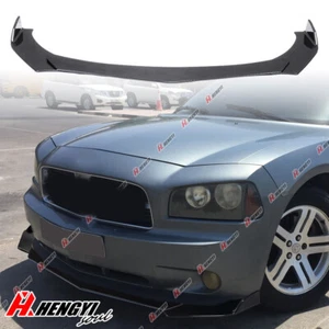 Carbon Fiber Style Front Bumper Lip Spoiler For Dodge Charger 2006-2010 - Picture 1 of 14