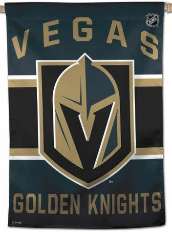 Vegas Golden Knights 28 X 40" Vertical Flag / Banner Indoor / Outdoor One Sided Cover