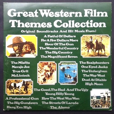 Morricone Tiomkin Hefti DeVol GREAT WESTERN FILM THEMES 2xLP Soundtrack OST Hits - Image 1 of 4