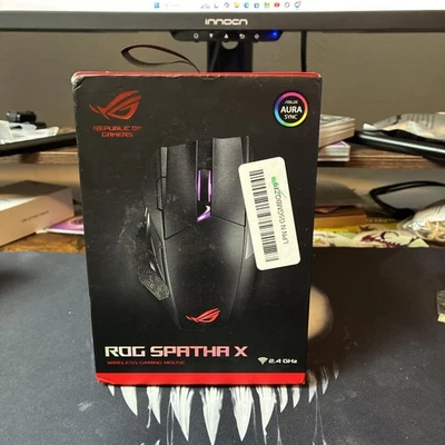 ASUS ROG Spatha X Wireless Optical Gaming Mouse - Black - Image 1 of 3