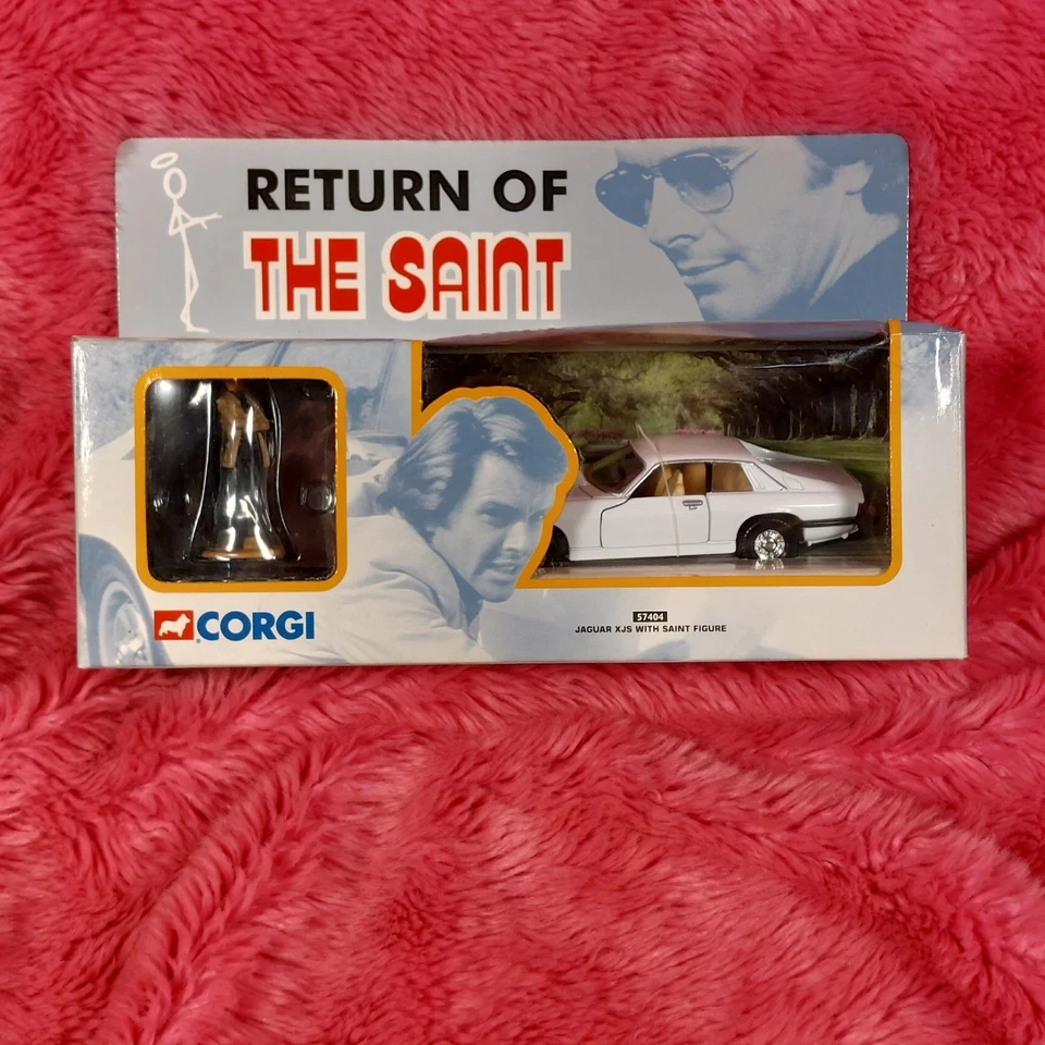 CORGI 57404  RETURN OF THE SAINT JAGUAR XJS WITH FIGURE  AS - Image 1 of 1