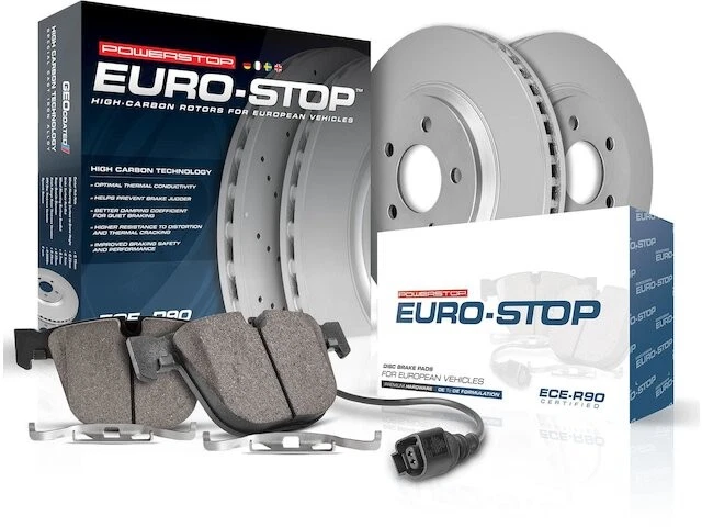 Kit de pastillas de freno trasero y rotor para Jaguar XF 2010-2015 2011 2012 2013 2014 QN973GM Foto 1 de 1