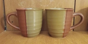 Set di 2 tazze Sango GOLD DUST SIENNA, 12 oz / 3 7/8", 5039, ottime - Foto 1 di 9