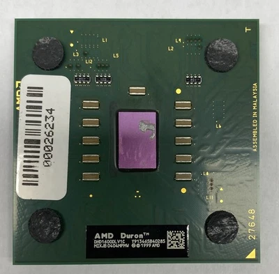 AMD Duron DHD1600DLV1C 1600MHz / 1.6GHz Socket 462 / Socket A Processor / CPU - Image 1 of 4