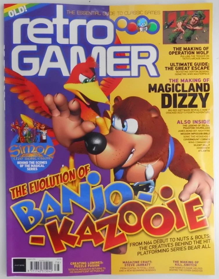 Retro Gamer magazine #278 2025 The Evolution of Banjo-Kazooie + Magicland Dizzy - Image 1 of 1