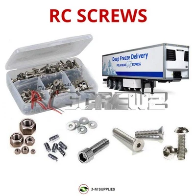 RCScrewZ Stainless Screw Kit tam186 for Tamiya 3-Axle Reefer Trailer 1/14 | SET - Image 1 of 4