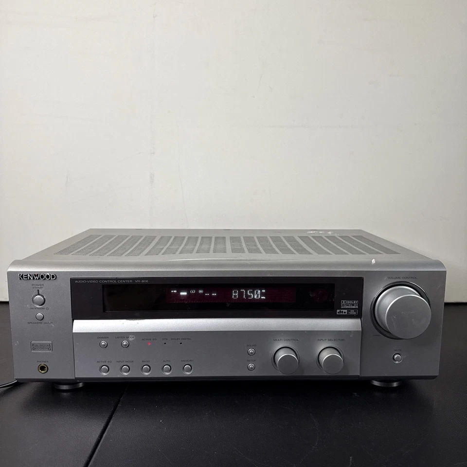 Kenwood Digital 6.1 Channel Audio Video Receiver VR-806 Tested Working No Remote - Image 1 of 4