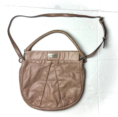MARC JACOBS Marchive Leather Hiller Hobo Woodland Cross Body Shoulder Bag Purse - Image 1 of 4