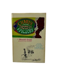 Charlie und die Schokoladenfabrik & der große Glasaufzug Roald Dahl Erstausgabe - Bild 1 von 24
