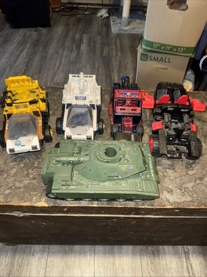 Lote De Colección De 5 Vehículos GI Joe Mobat Thunder Stun Tiger Force Tiger Cat Snow Foto 1 de 4