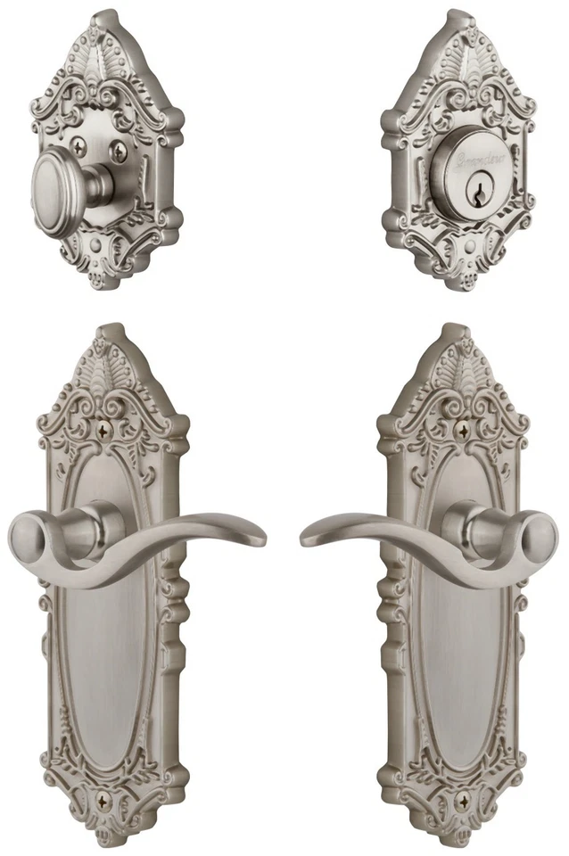 Grandeur GVCBEL_SP_ESET_238 Grande Victoriano Latón Sólido Derecha - Níquel Foto 1 de 1