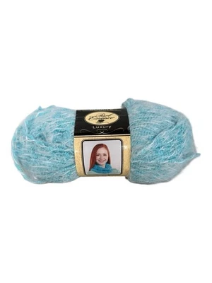 Ramo de pelo de ángel Purl Essence turquesa de lujo 3,5 oz 126 yardas Foto 1 de 2