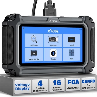 XTOOL D5S scanner OBD2 lettore codici motore ABS, SRS, cambio, dispositivo diagnostico veicolo