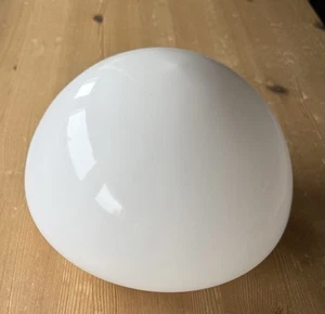 Ceiling Fan Lamp Shade - Mushroom Shape - Glass - White - Picture 1 of 3