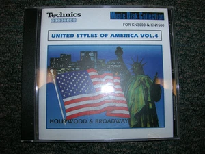 Technics Keyboard Software Hollywood & Broadway United Styles of America Vol. 4 - Picture 1 of 1