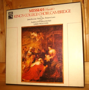 SLS 845 Handel Messiah Der Messias WILLCOCKS EMI HMV UK 3 LP STEREO BOX MINT - Picture 1 of 4