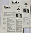 Trader Service Sheets 3184 & 3185 Itt Rc500  Radio Cassette Recorder Parts 1 & 2