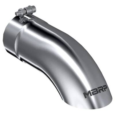 MBRP T5081 Stainless Steel Turn Down Single Wall 4 inch Universal Exhaust Tip - Image 1 of 3
