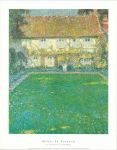 Paisaje Henri Le Sidaner La Maison A L'Automne Impresionista Impresión 22x28 pulgadas - Imagen 1 de 1