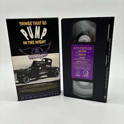 Aerosmith : Things that Go Pump in the Night (VHS, 1990) Uncensored - Going Down - Image 1 of 4