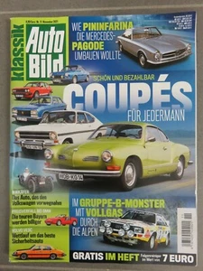 Auto Bild Klassik November 2021 Volvo BMW VW Mercedes Ford Opel TVR Simca Nissan - Bild 1 von 1