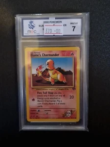 MGC 7 Blaine's Charmander 61/132 Gym Heroes WOTC Vintage Pokemon Card Near Mint - Picture 1 of 2