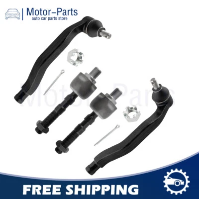 2x extremos de barra de amarre interior delantero aptos para Honda Prelude 1992 1993 1994 1995-1996 Foto 1 de 4