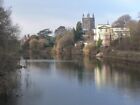 Photo 6x4 Hereford: the River Wye and the cathedral The view upstream fro c2007