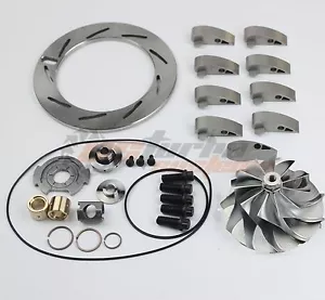 Kit de reconstrucción de rueda compresor de billete 4 en 1 GMC Duramax 6,6 L LBZ GT3788VA - Imagen 1 de 11