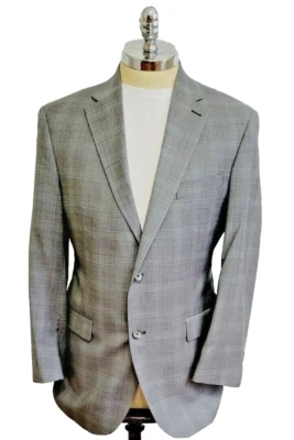 Austin Reed London Mens Gray Check Blazer Jacket Wool US 41R Prince of Whales - Image 1 of 4