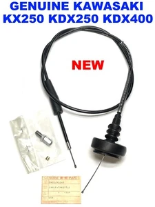 KAWASAKI KX250 KDX250 KDX400 KX KDX THROTTLE CABLE BOOT COMPLETE KIT 54012-1045 - Picture 1 of 4