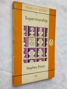 STEPHEN POTTER SUPERMANSHIP 1ST SB 1962 PENGUIN 1829 ILLS FRANK WILSON UNUSED