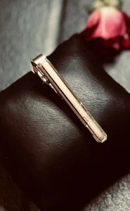 Vintage Burberry ‘s Gold Tone Tie Clip Knight Logo - Picture 1 of 6