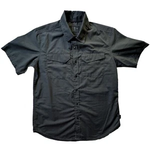 Magpul Industries Shirt Mens M Dark Gray Snap Button Short Sleeves Tactical Top - Picture 1 of 9
