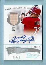 ROUGNED ODOR 2014 CLASSICS SIGNIFICANT SIGNATURE RC GAME USED BAT AUTOGRAPH /99