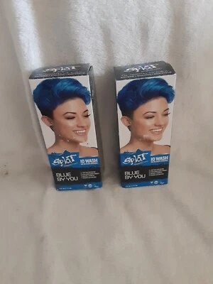 Color de cabello temporal Splat BLUE BY YOU Rebellious Colors 10 lavados sin blanqueador - Nuevo Foto 1 de 4