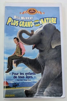 Plus grand que nature VHS (1996) - NTSC - French - VG/G (Tested) - Image 1 of 4