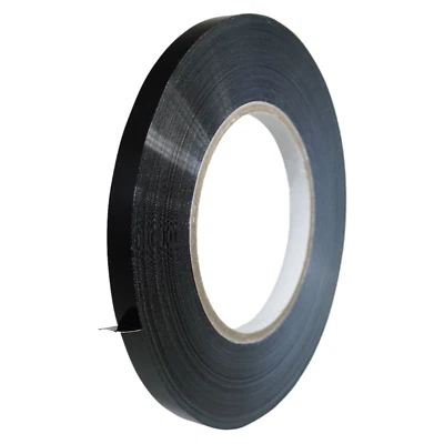 1 Roll Black Poly Bag Sealing Tape: 3/8 in. wide x 180 yds. length - Image 1 of 4