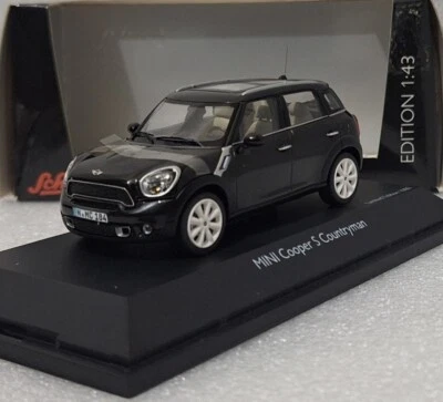 Mini Cooper S Countryman 2010 Black 1:43 Schuco 07441 EXTREMELY RARE!! - Image 1 of 4