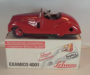 Schuco Blech Nr. 4001 Examico rot mit Schlüssel Neuauflage (2) in OVP #2724 - Bild 1 von 5