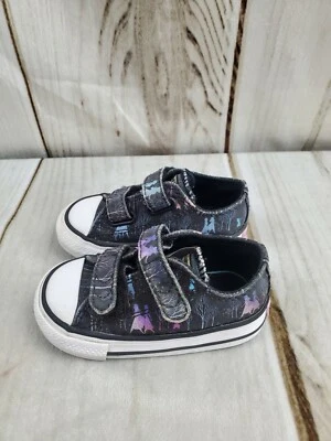 CONVERSE DISNEY FROZEN SILHOUETTE INFANTIL 4 ZAPATOS NEGRO GANCHO Y PESTILLO Foto 1 de 4