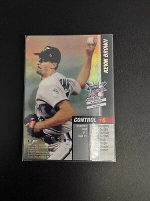 2003 MLB Showdown Kevin Brown Foil Pennant Run Super Season #113 Marlins Holo - Image 1 of 2