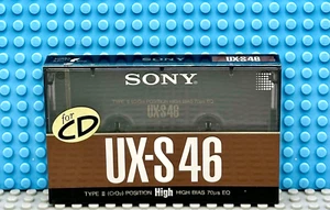 SONY  UX  S  46    TYPE II    BLANK CASSETTE TAPE (1) (SEALED) - Picture 1 of 3