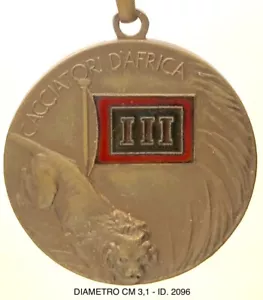 Truppe Coloniali III Cacciatori d’Africa medaglia Campagne d’Africa “2096” - Picture 1 of 4