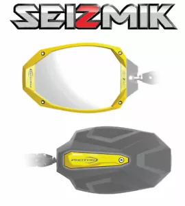 Yellow Seizmik Photon Side View Mirrors for 2017-2023 Can-Am Maverick X3 / MAX - Picture 1 of 8